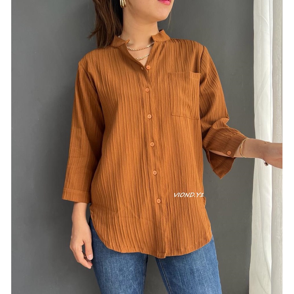 blouse korea / blouse wanita / kemeja wanita / atasan wanita 124