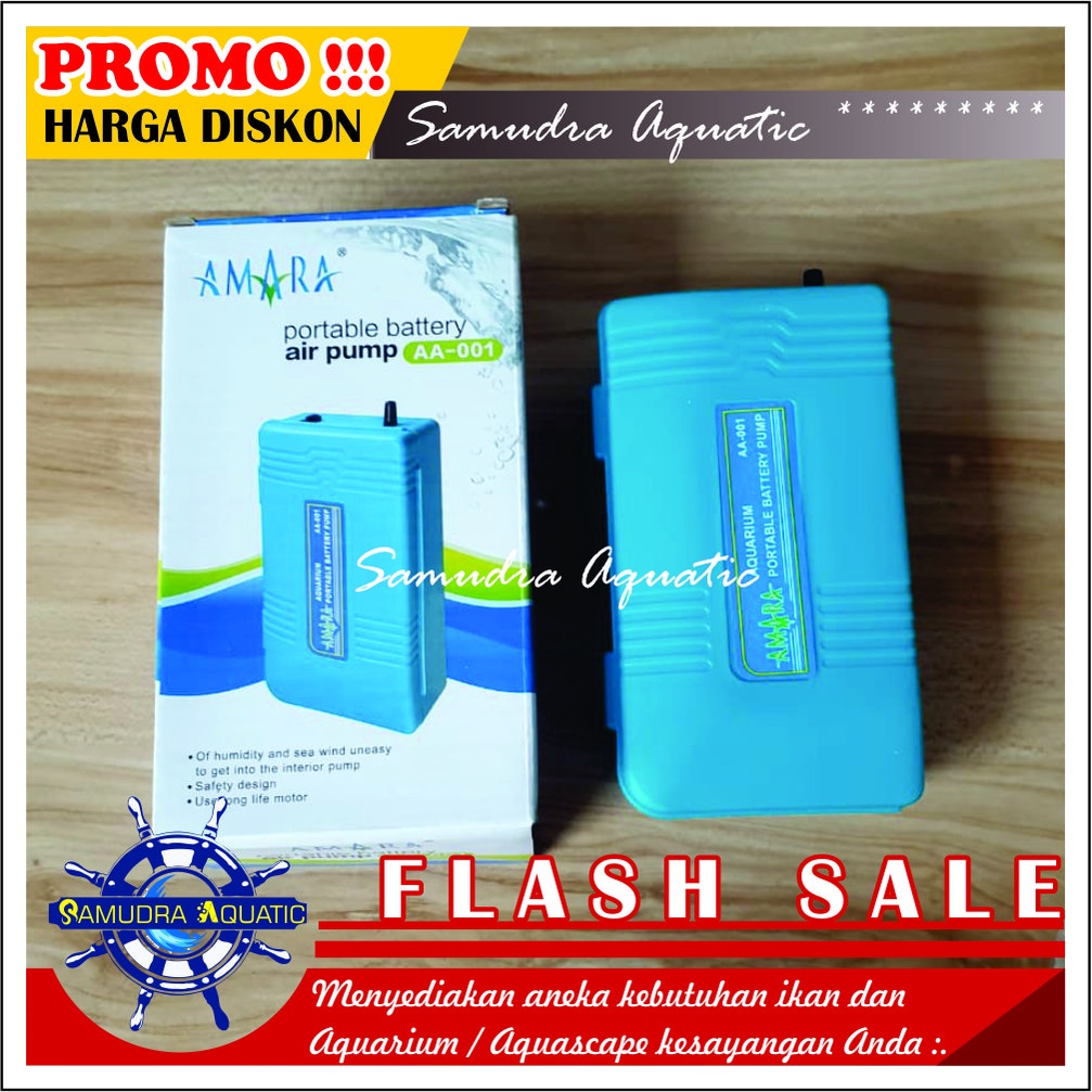 AERATOR BATERAI, Aerator Lampu Mati, Air Pump Mesin Airator Aquarium Aquascape, FREE BUBLEWRAP