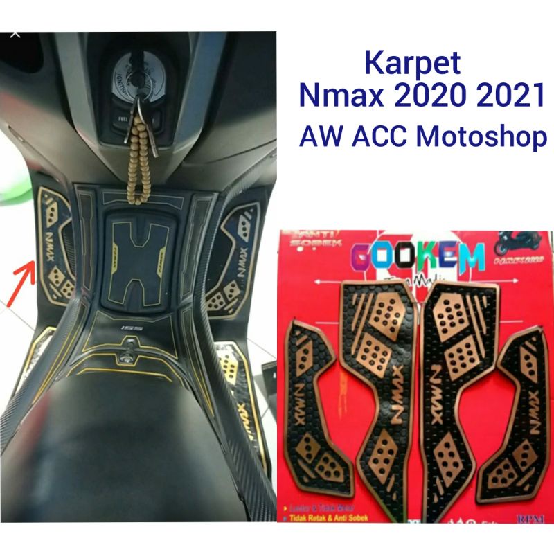 Bordes Karpet Alas pijakan kaki all new nmax 2020-2022