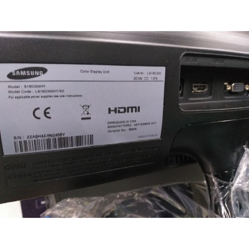 Monitor LED 19 inch Samsung HDMI