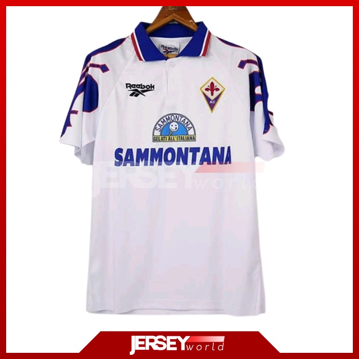 Jersey Retro Klasik Fiorentina Away 1994-1995 PREMIUM GRADE ORI