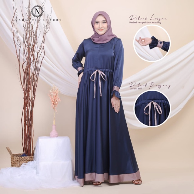 DRESS MARISSA | NADHEERA LUXURY | ELEGANT DRESS | GAMIS CANTIK