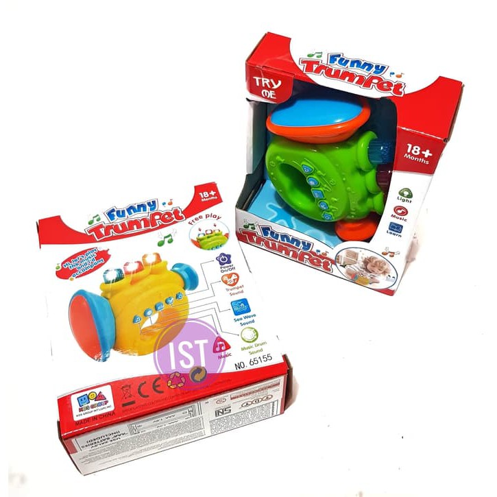 MAinan anak Laki LAki educational toys Edukasi Mainan Unicorn Unik Lucu Terompet Musik box Mini BT65