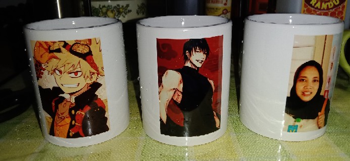Print Mug Custom Anime / Kpop / Foto Bebas Tanpa Minimal Order