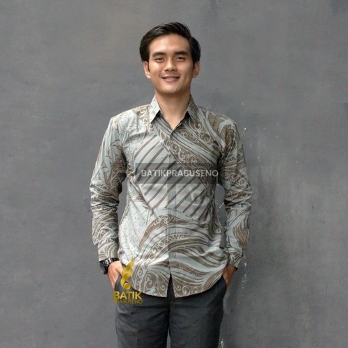 KADASMARA Baju Batik Pria Dewasa Lengan Panjang Slimfit Prabuseno 2022 - XXL