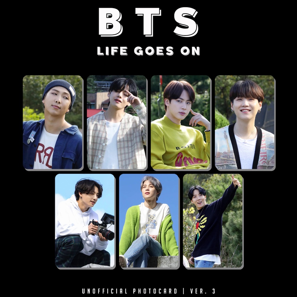 Unofficial Photocard BTS Life Goes On