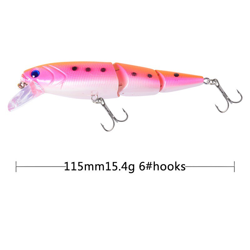 Sy 1pc Umpan Pancing Tiruan Bentuk Ikan Bermata 3d 12cm 15g Minnow Fishing Lure