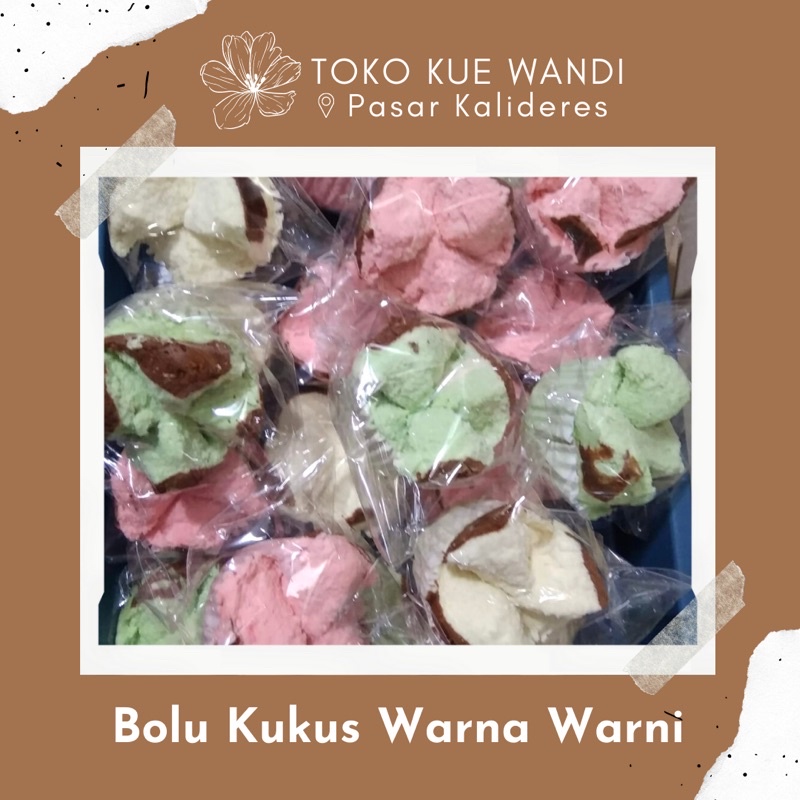 

Bolu Kukus Warna Warni Satuan