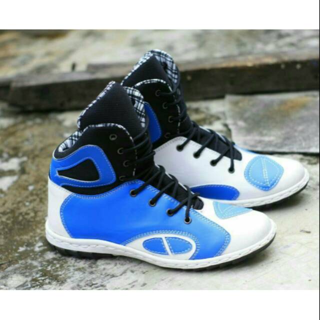 Sepatu pria motor touring drag bikers Vercy boot motor