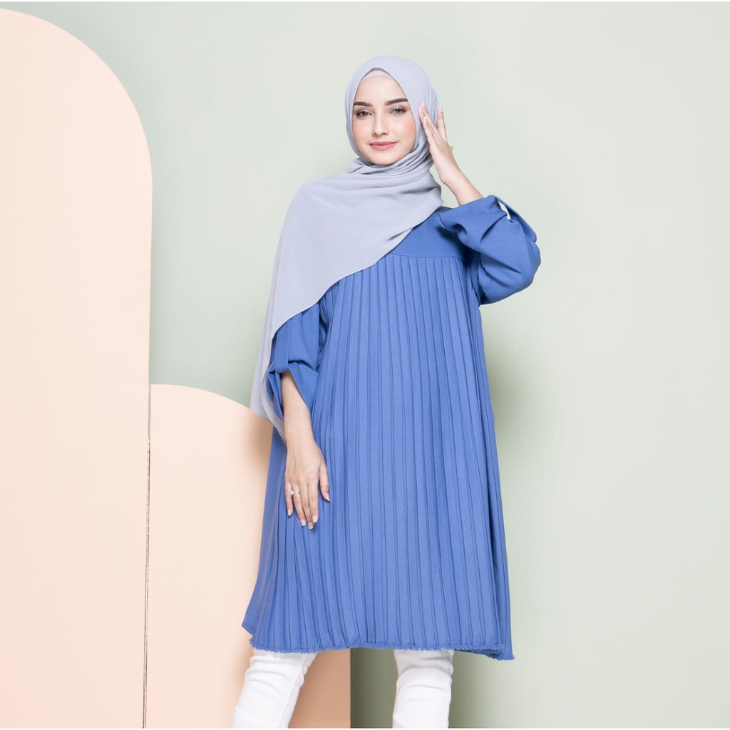 Milkan.id Alanis Tunik Bahan Zara Crep
