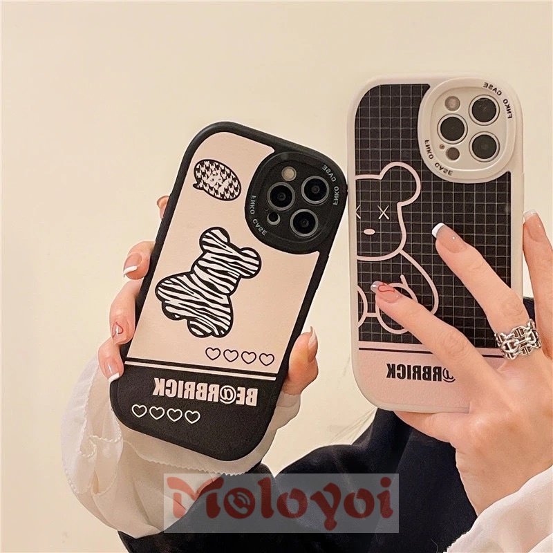 Soft Case TPU Motif Beruang Untuk Samsung A73 5G A13 M23 A33 A32 A12 A50s A03 A30s A50 A53 A10s A03s A02s A22 A23 A52 A72 A21s A71 A51 A3S A20s Aviol