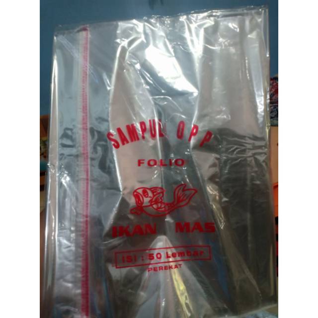 

(185gr) 1pak sampul plastik FOLIO isi 50 pcs