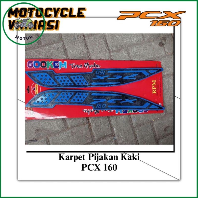 Pijakan kaki PCX 160 Bordes PCX 160 Karet Gokem