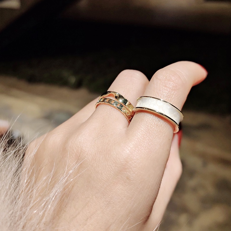 Cincin Jari Telunjuk Gaya Retro Korea