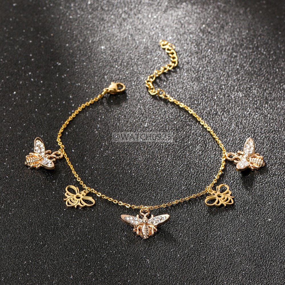 ★ Cayman ★ Women Rhinestone Crystal Multilayer Bracelet Bangle Elegant Simple Delicate Fashion S20