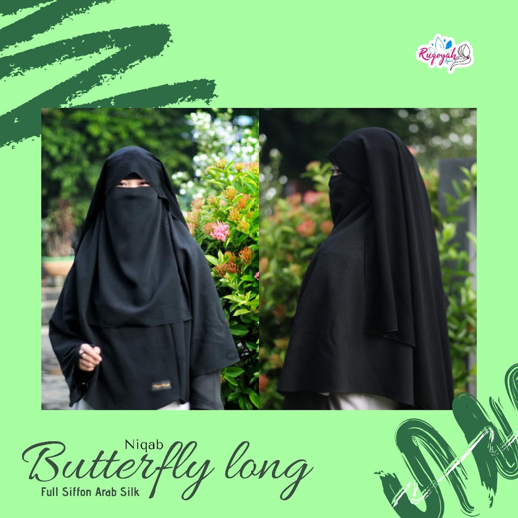niqab BUTTERFLY