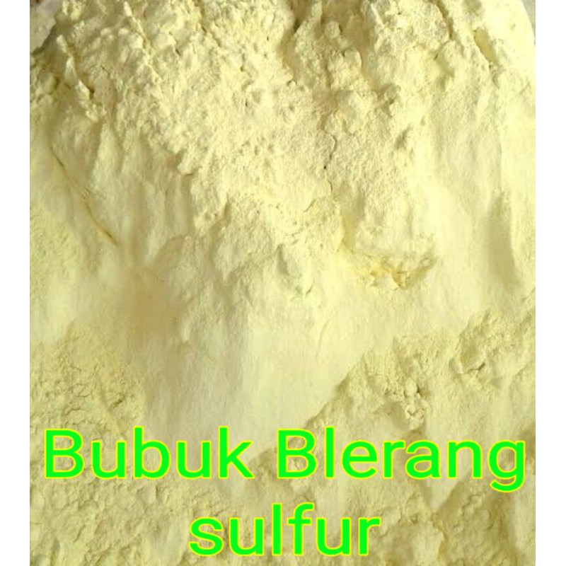 

Blerang Sulfur Asli Kuning Bubuk Powder