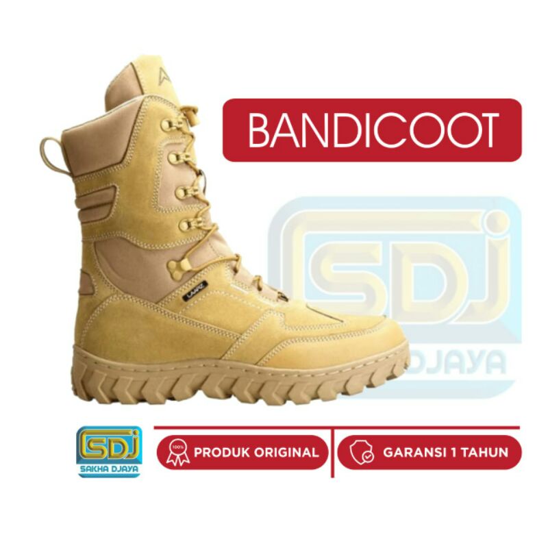SEPATU TACTICAL BOOTS LAARZ BANDICOOT - BEIGE