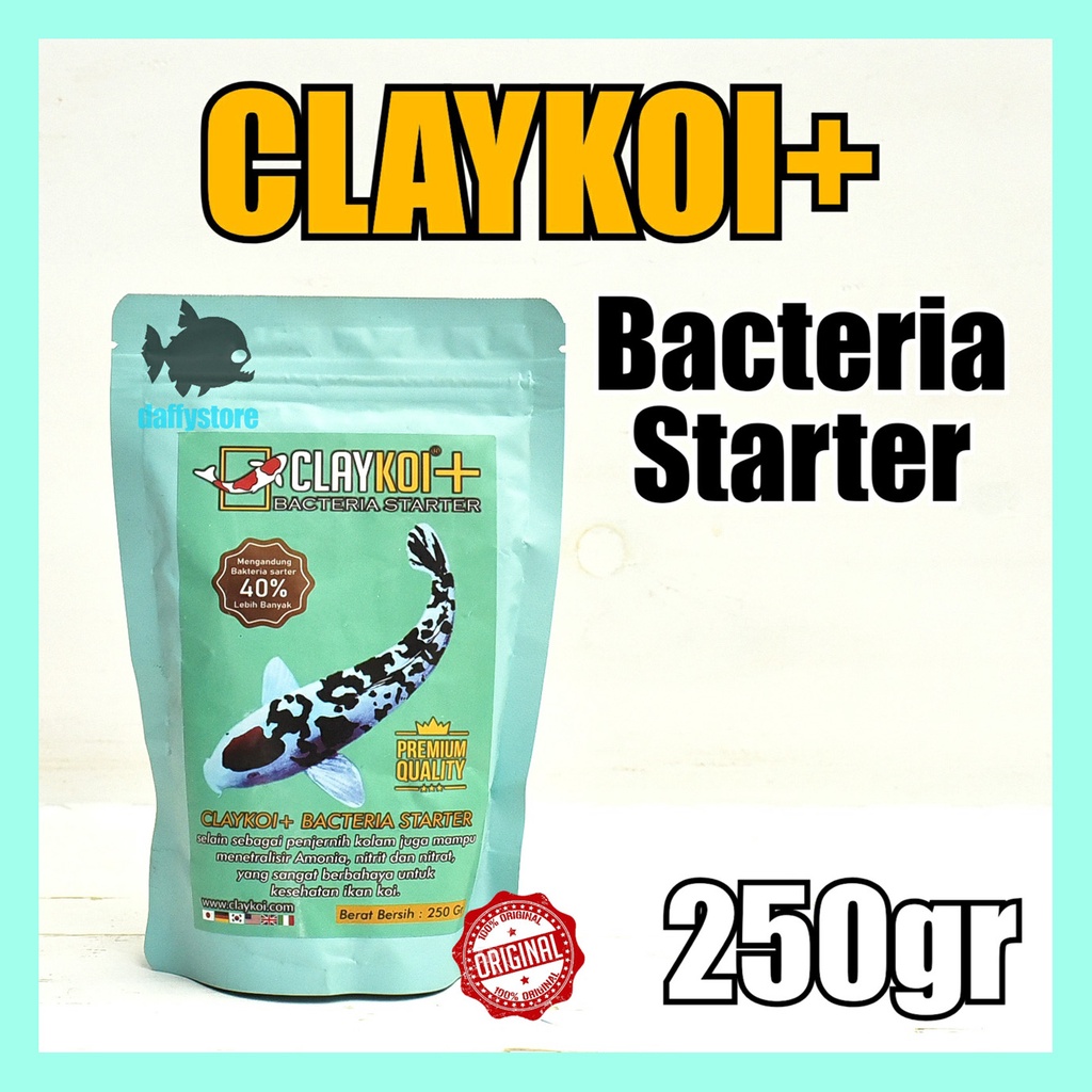CLAYKOI Bacteria Starter 250gr Clay Koi Plus BAKTERI STARTER