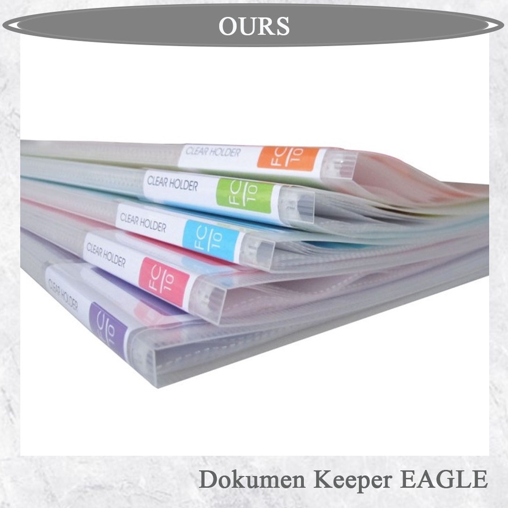 

Clear Holder/Dokumen Keeper E 326 EAGLE Warna Neon F4/FC 10 Pocket