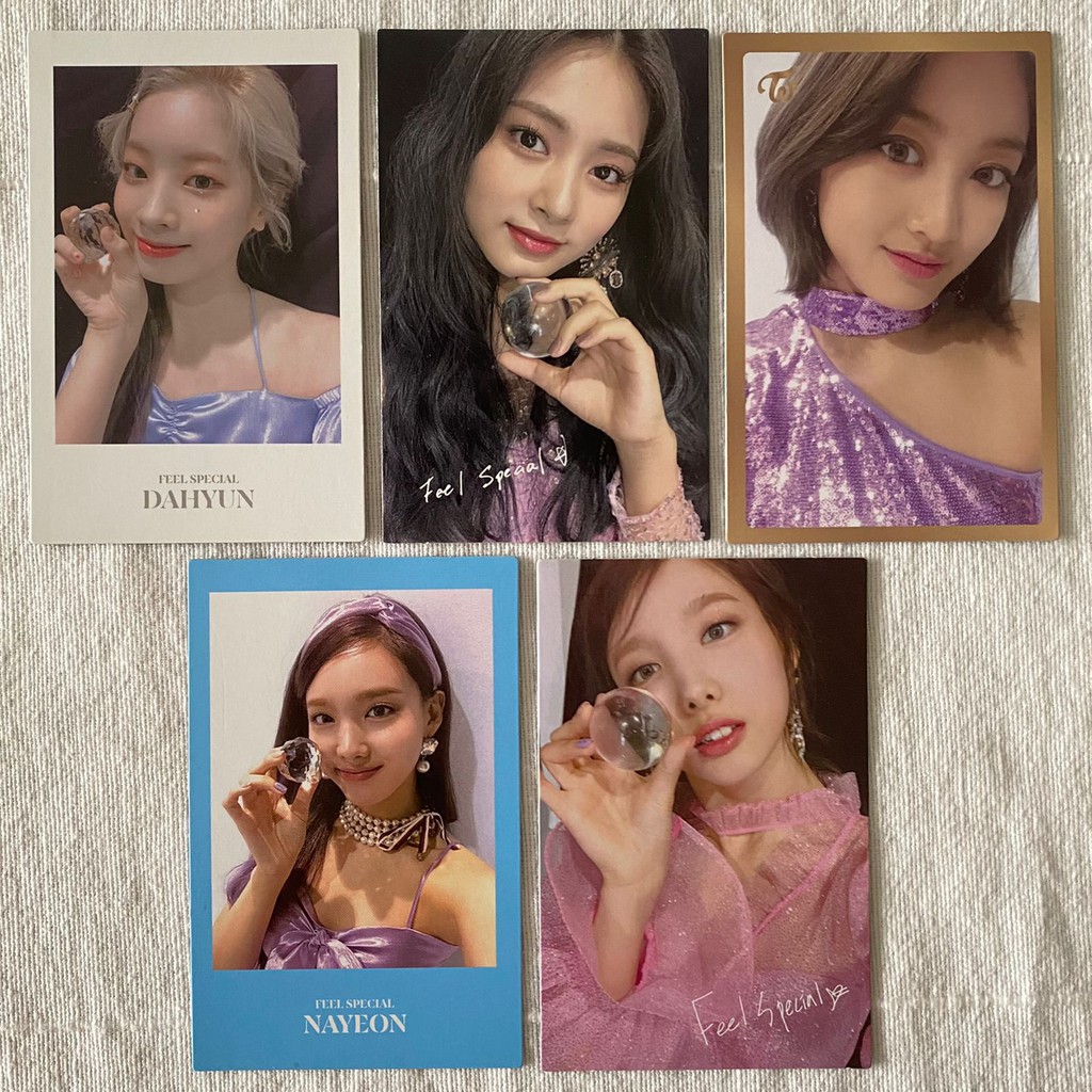 TWICE Feel Special FS Photocard / PC Nayeon Jihyo Dahyun Tzuyu