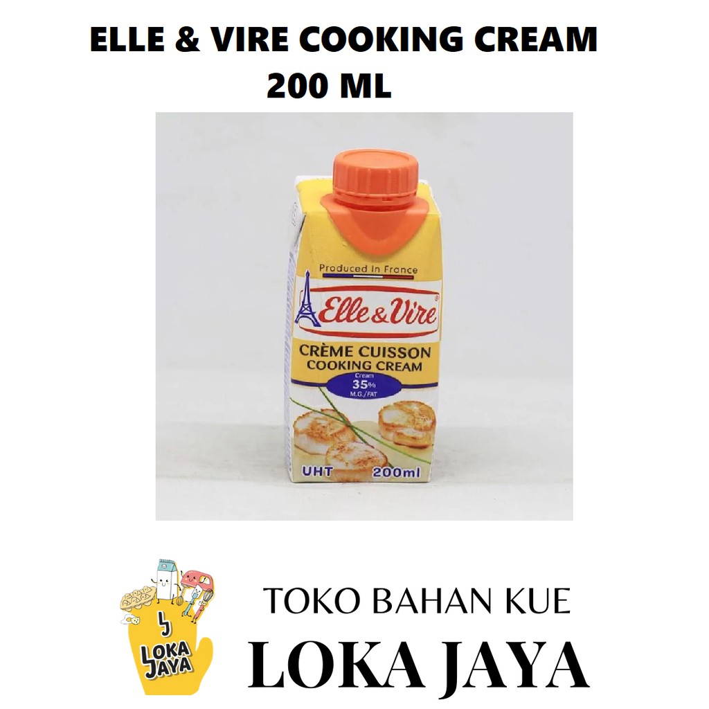 

ELLE & VIRE COOKING CREAM 200ML ONLY GRAB EXPRESS