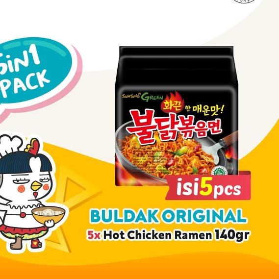 

❤[NEW VARIANT!!!]❤ 5 in 1 - Samyang Hot Chicken Ramen Original paling murah