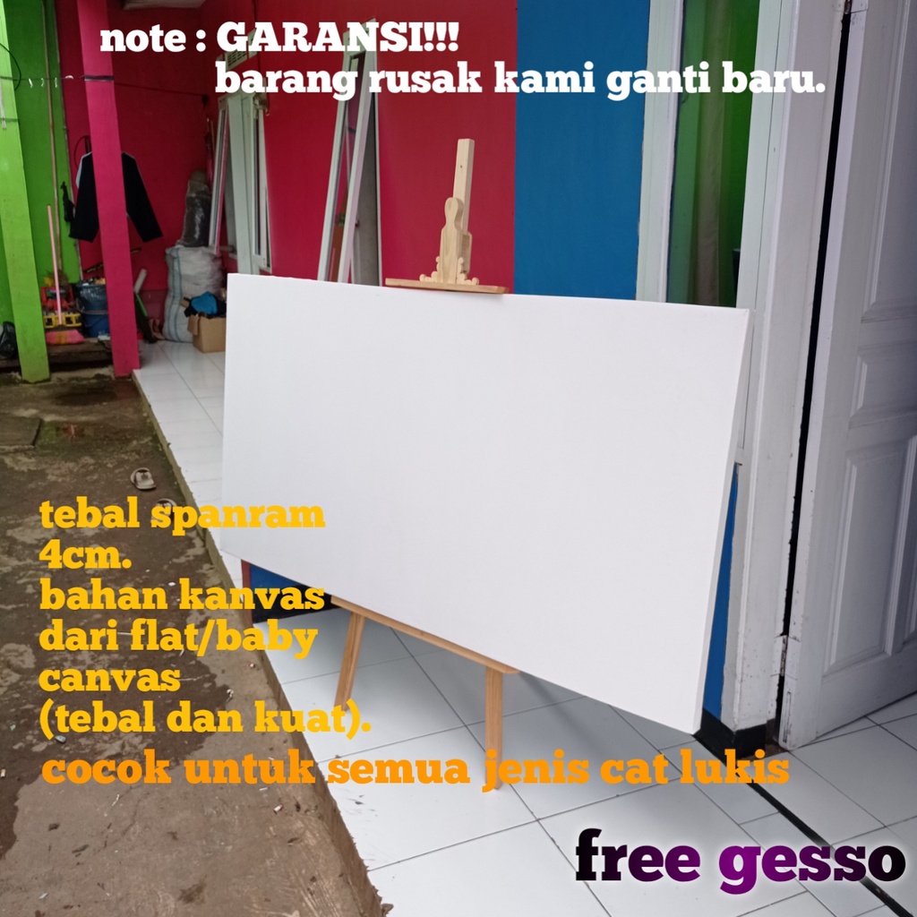 

kanvas lukis besar ukuran 60x100cm premium