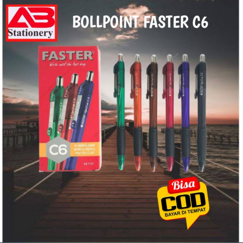 

√PULPEN FASTER / FASTER C600/BOLPEN PULPEN BOLPOIN FASTER C600 / 0.5 mm