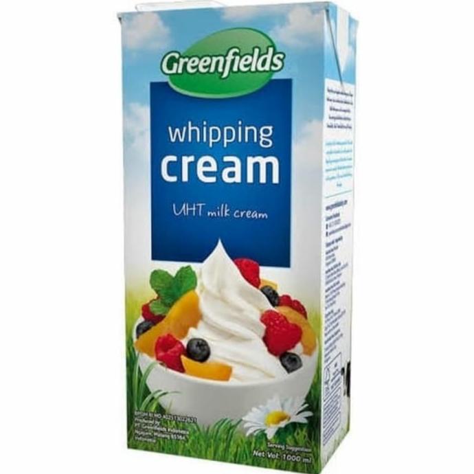 

(BISA COD) Greenfields Whipping Cream Greenfield Whip Cream 1lt