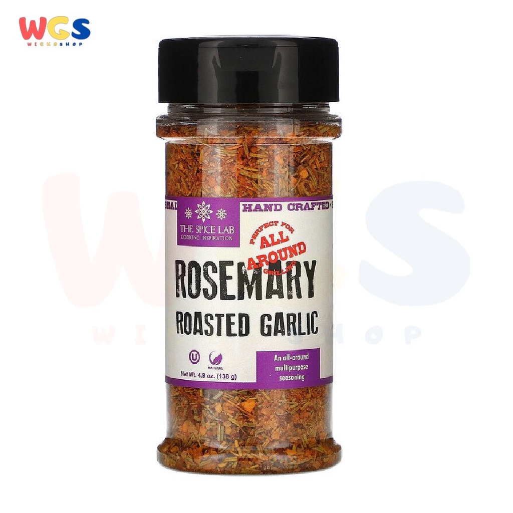 The Spice Lab Rosemary Roasted Garlic Seasoning Itali Spice 4.9oz 138g