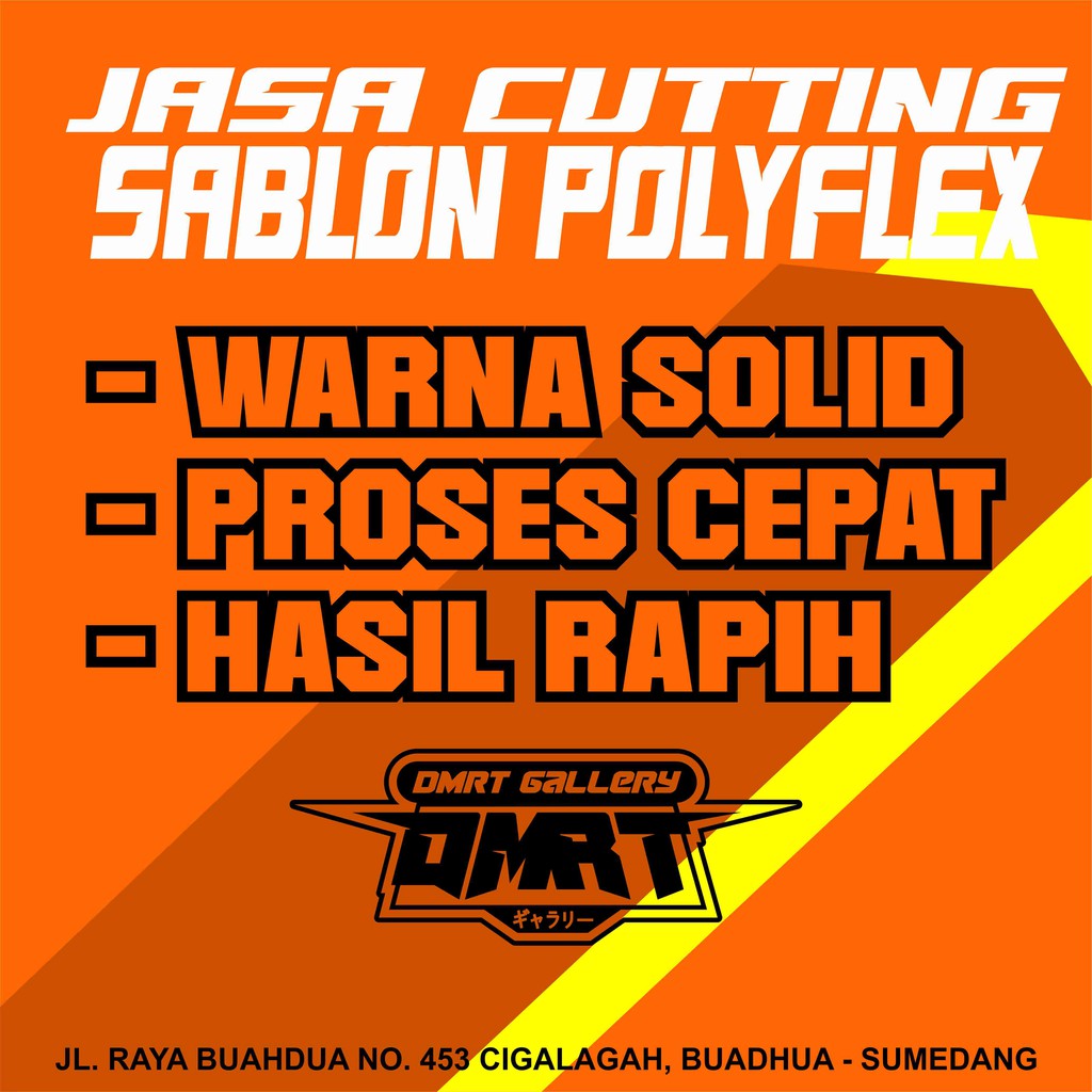 CUTTING SABLON POLYFLEX PVC