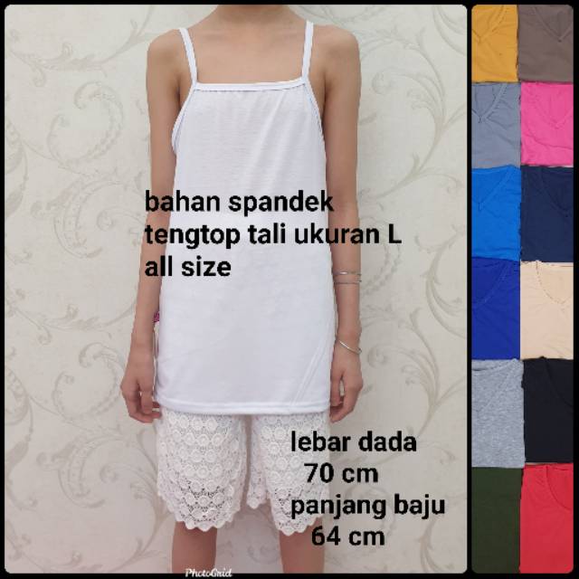 BH 191 meygrosir spandek singlet tali ALL size