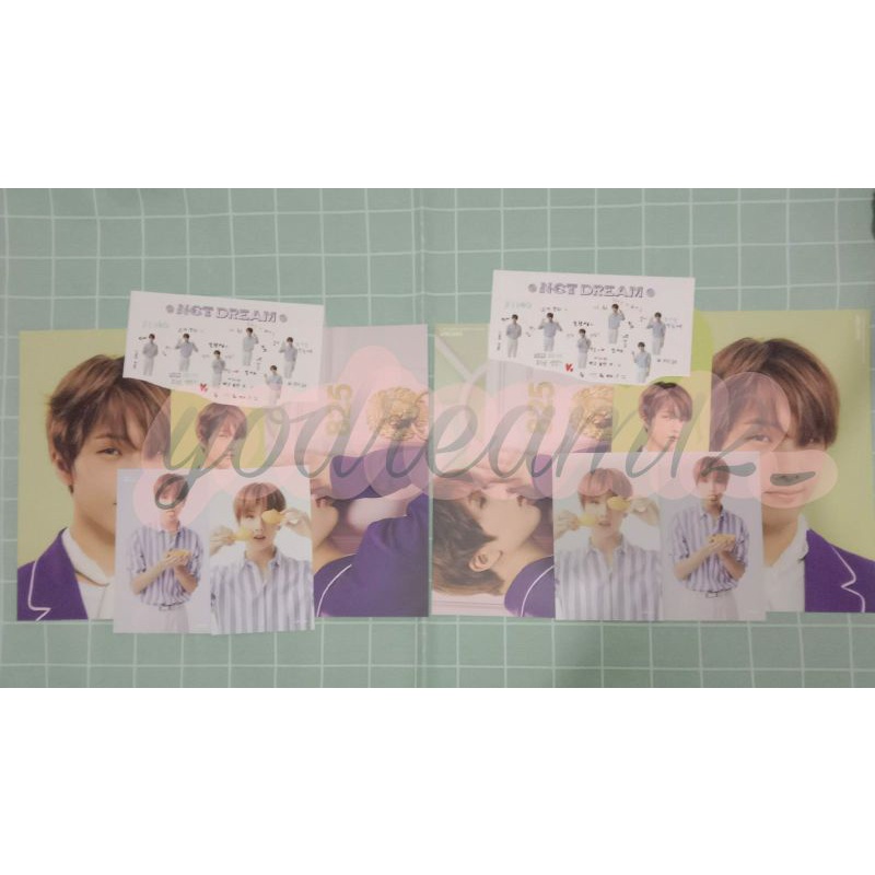 postcard door hanger mini postcard sticker  jisung sg22 set