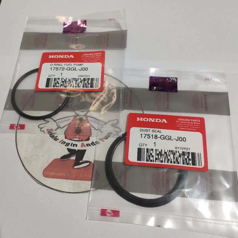 17572-GGL-J00 17518-GGL-J00 Seal Oring fuel Pump Honda Sonic Supra GTR beat vario spacy scoopy 110 1