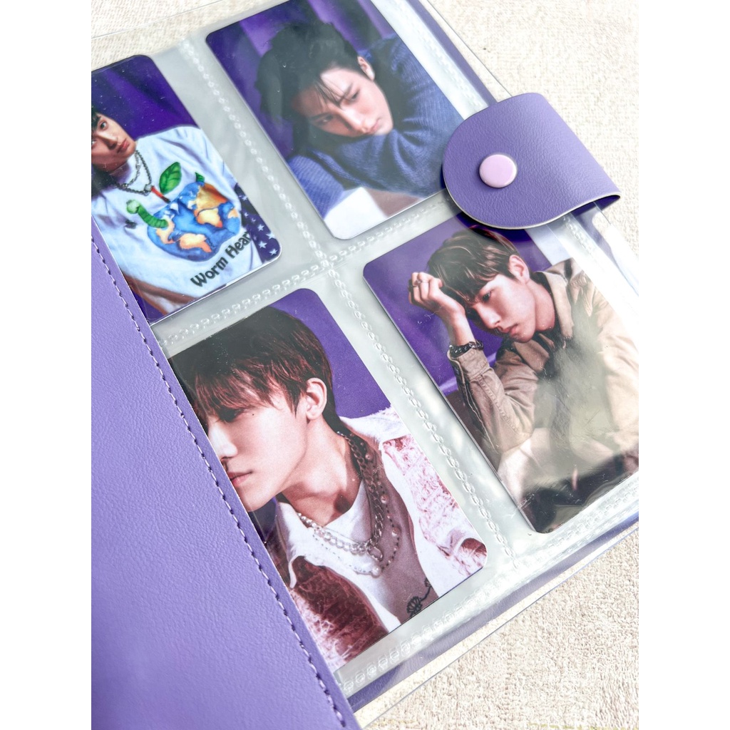 [A6 Wide]  Half Window Binder Album Penyimpanan Photocard / Sleeve 4P 6 Ring Holes Lubang Estetik Aesthetic binder