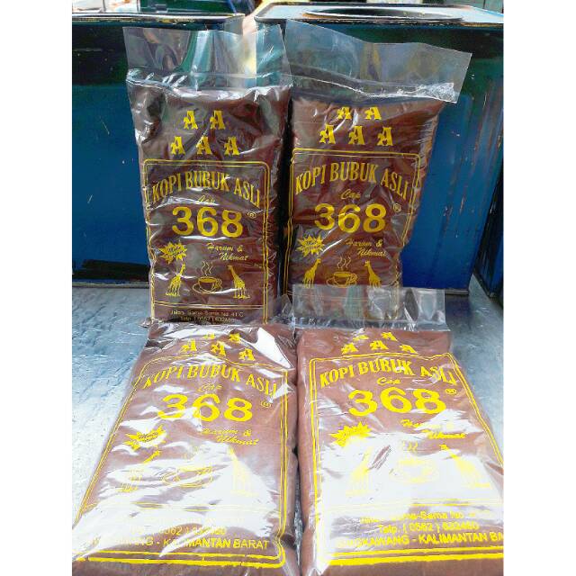 

KOPI BUBUK ASLI 368 100% / KALBAR / 500 GRAM / KHAS SINGKAWANG