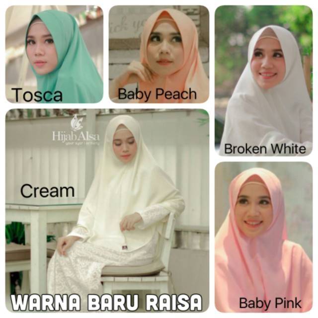 Khimar Raisa Syar'i by Hijab Alsa [Original]