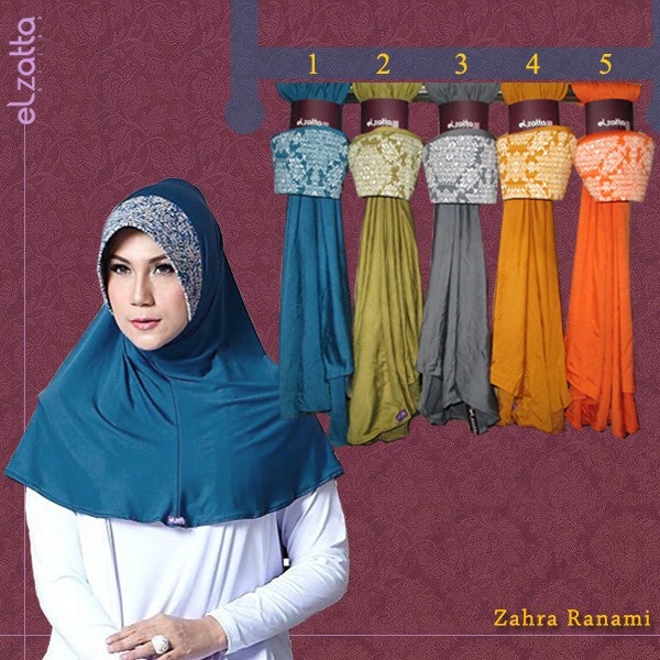 ELZATTA ZAHRA RANAMI | JILBAB BERGO SEDANG