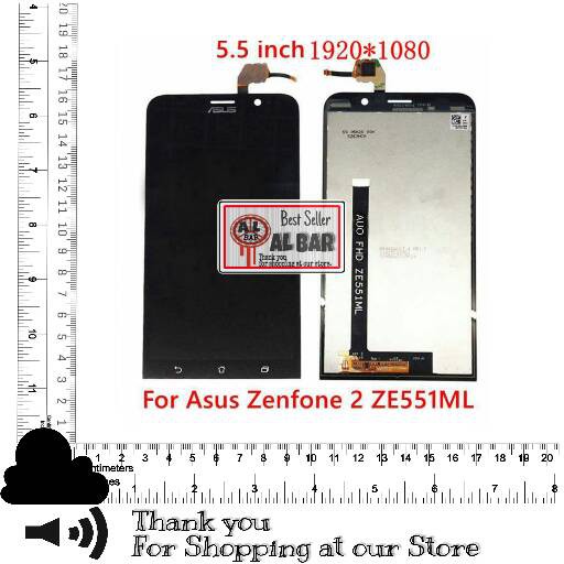 PROMO ASUS ZENFONE 2 Z00AD ZE551ML LCD TOUCHSCREEN FULLSET ORI 100%