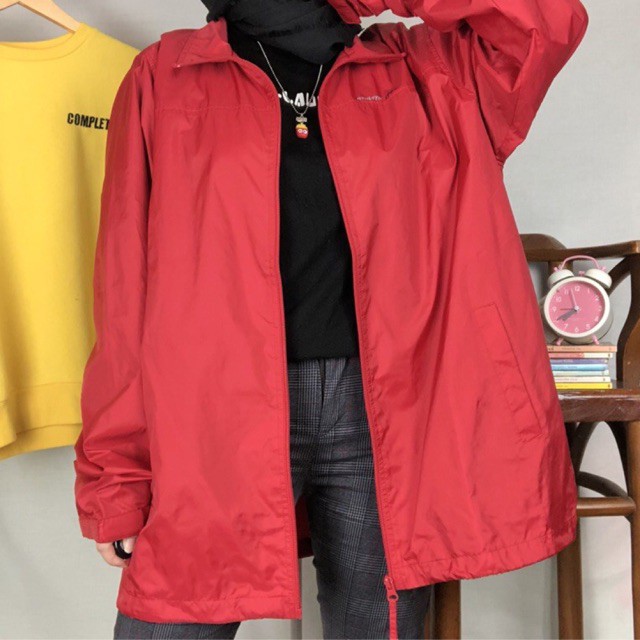 thrift jaket athletics merah