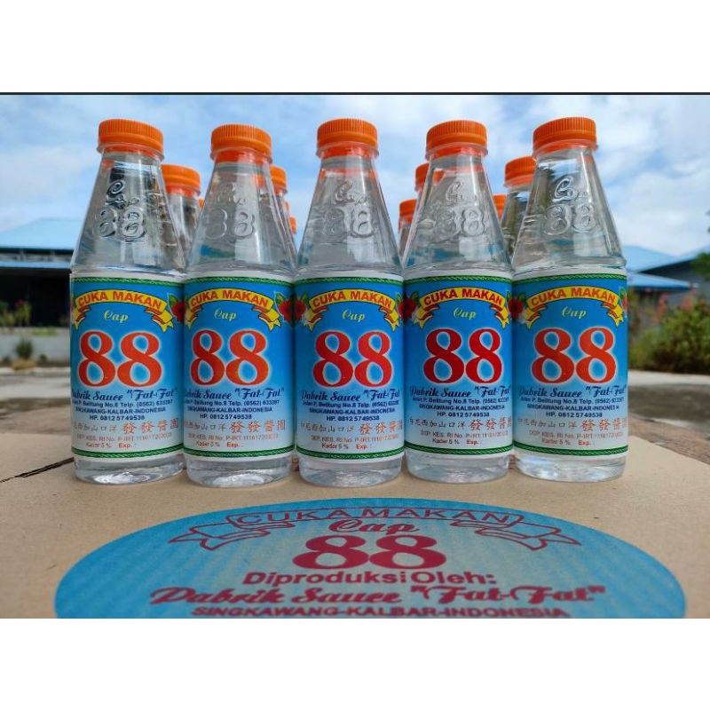 

Cuka Cap 88 Kadar 5% asli Singkawang