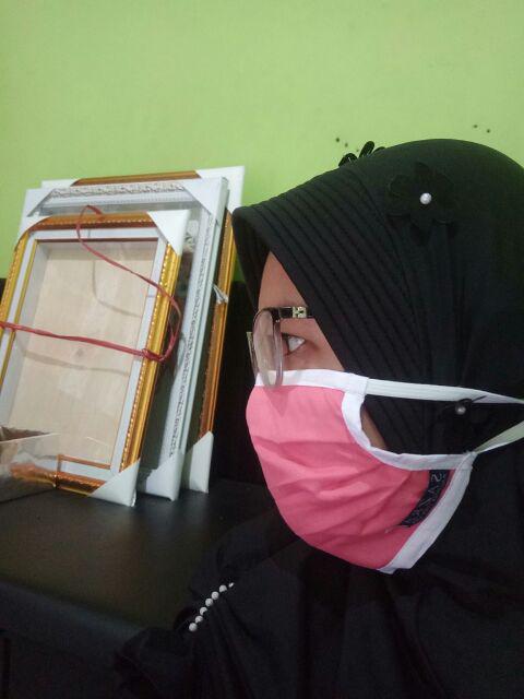 Masker Anti Percikan Air 2 Lapis Non Medis