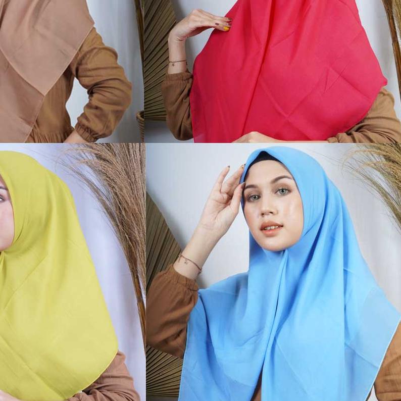 Bugis Hijab - Hijab Bella Square - Hijab Segi Empat