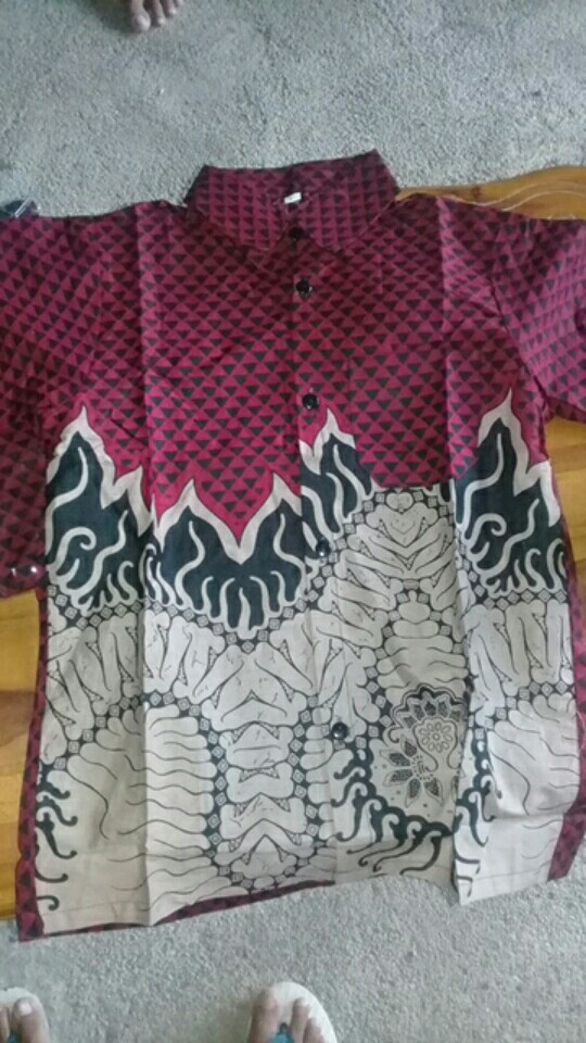 Batik Couple Keluarga Sania Ruffle Ori Ndoro Jowi Dnt Mowo