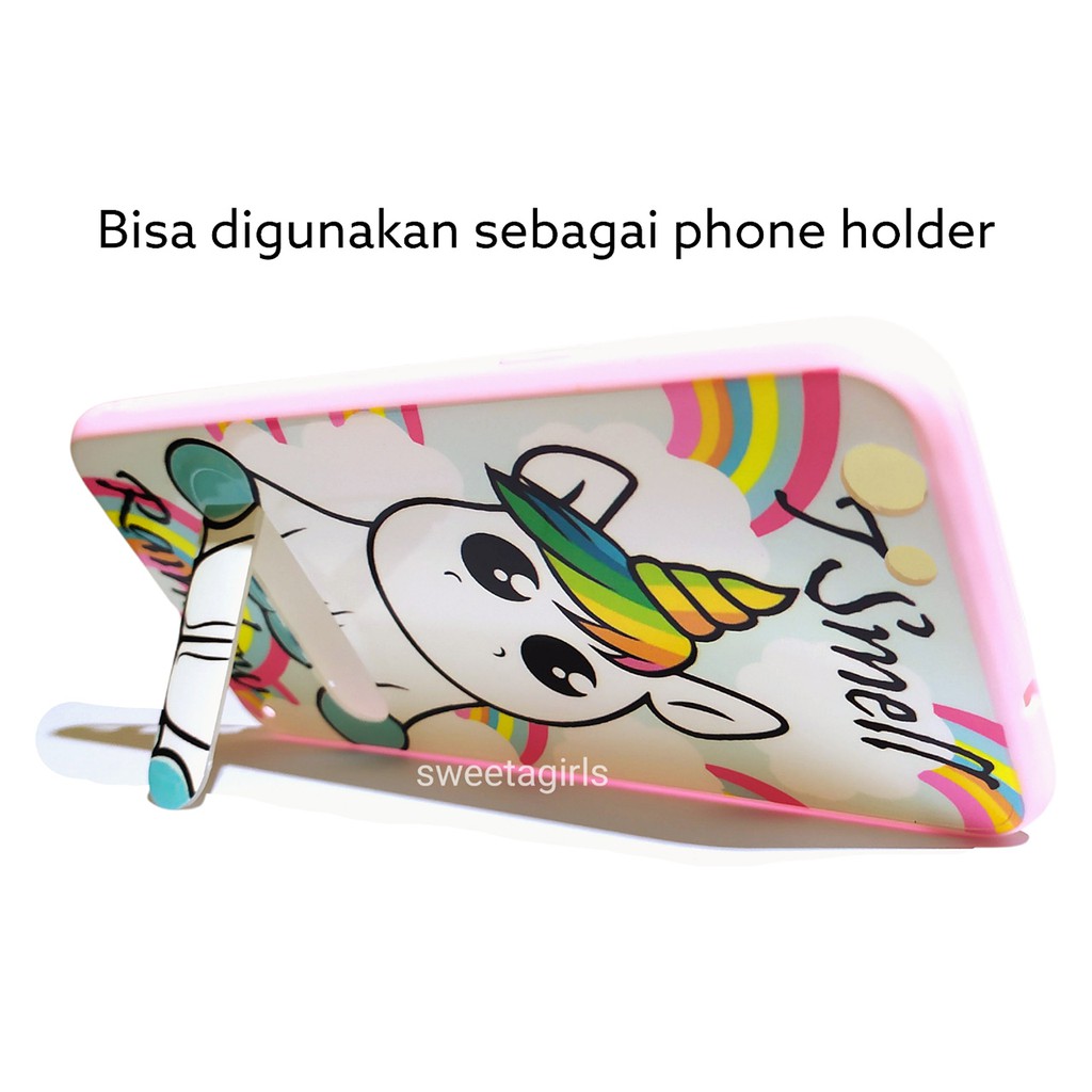Casing Hp Lucu dengan Stand Holder - untuk Oppo F1s / A59 - Case Fuze - Sweetagirls - Gemoy - GRATIS ONGKIR - Casing Imut Lucu - Korean hardcase - Kesing - Aesthetic - Unicorn - Panda - Doraemon - Stitch - Keropi - Winnie The Pooh - Kartun Lucu