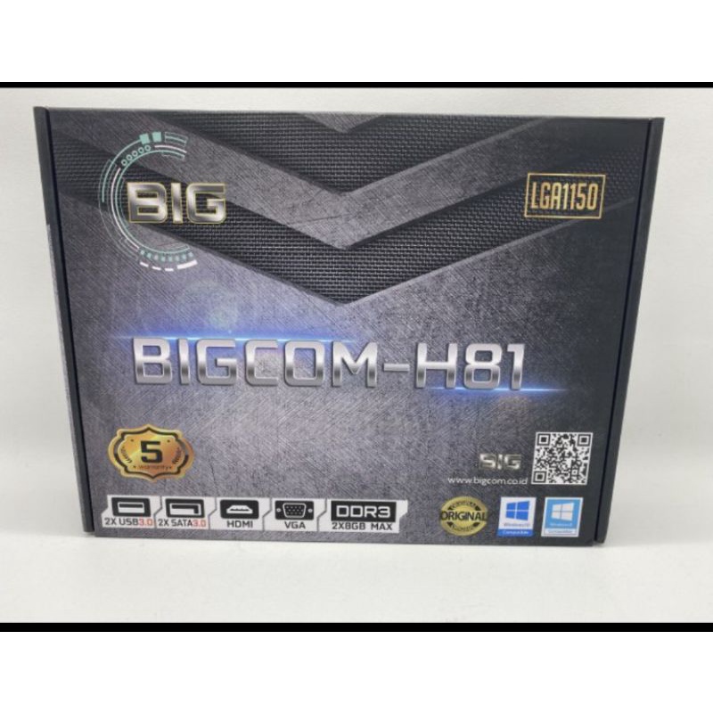 MOTHERBOARD BIGCOM H81 LGA 1150 USB 3.0