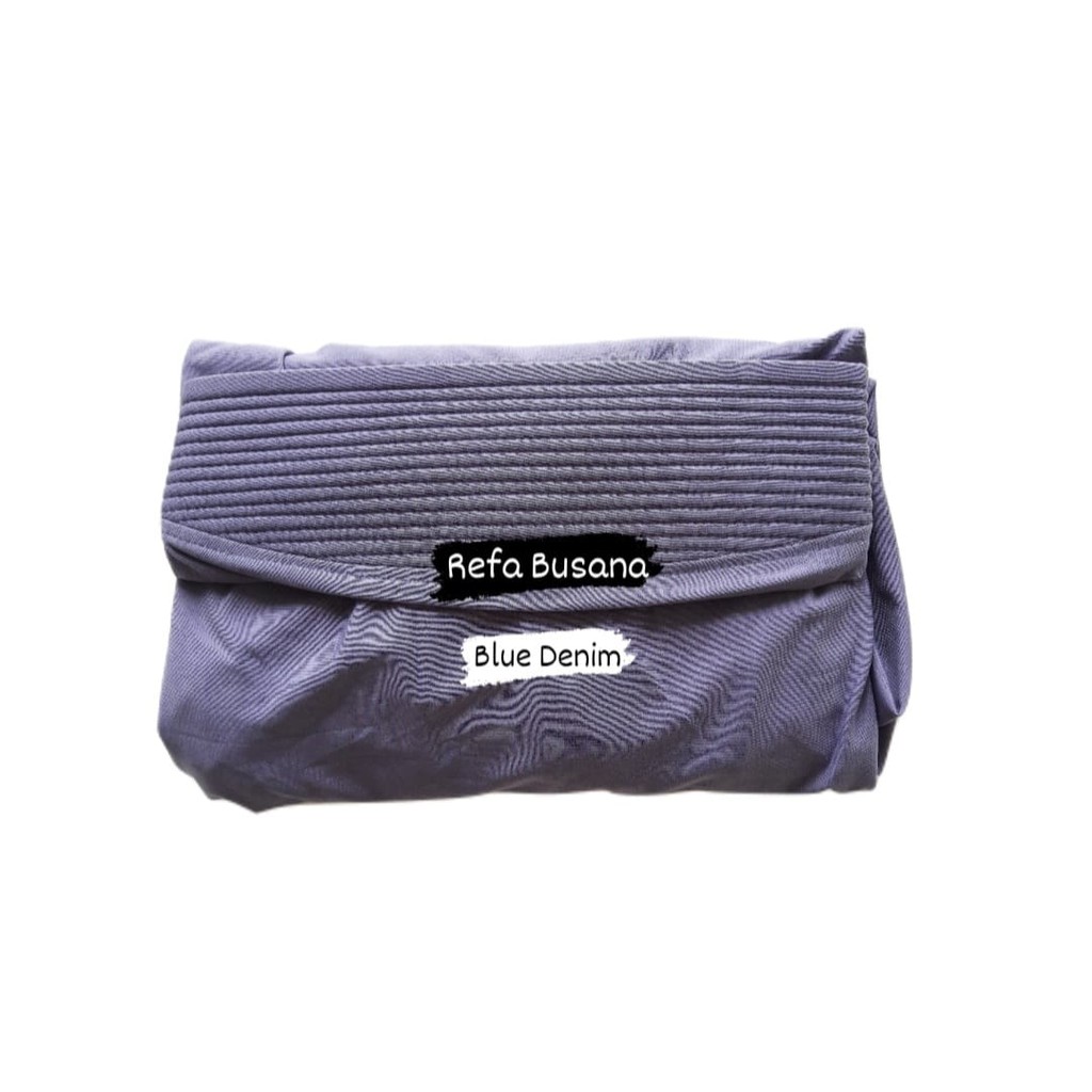 Jilbab Instan Kerudung Instan Jilbab Bergo Jersey Premium Sarah-Blue Denim