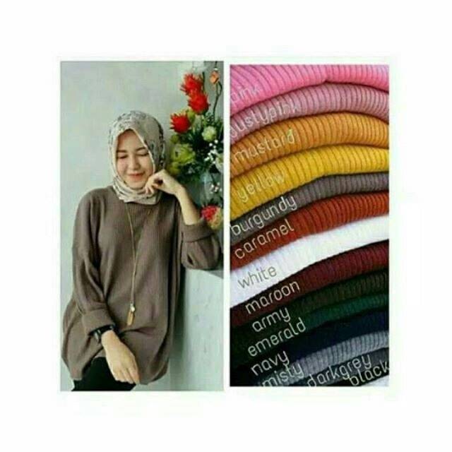 Boxy sweater jumbo | baju rajut | sweater rajut | baju hangat | rajut korea | baju cewek