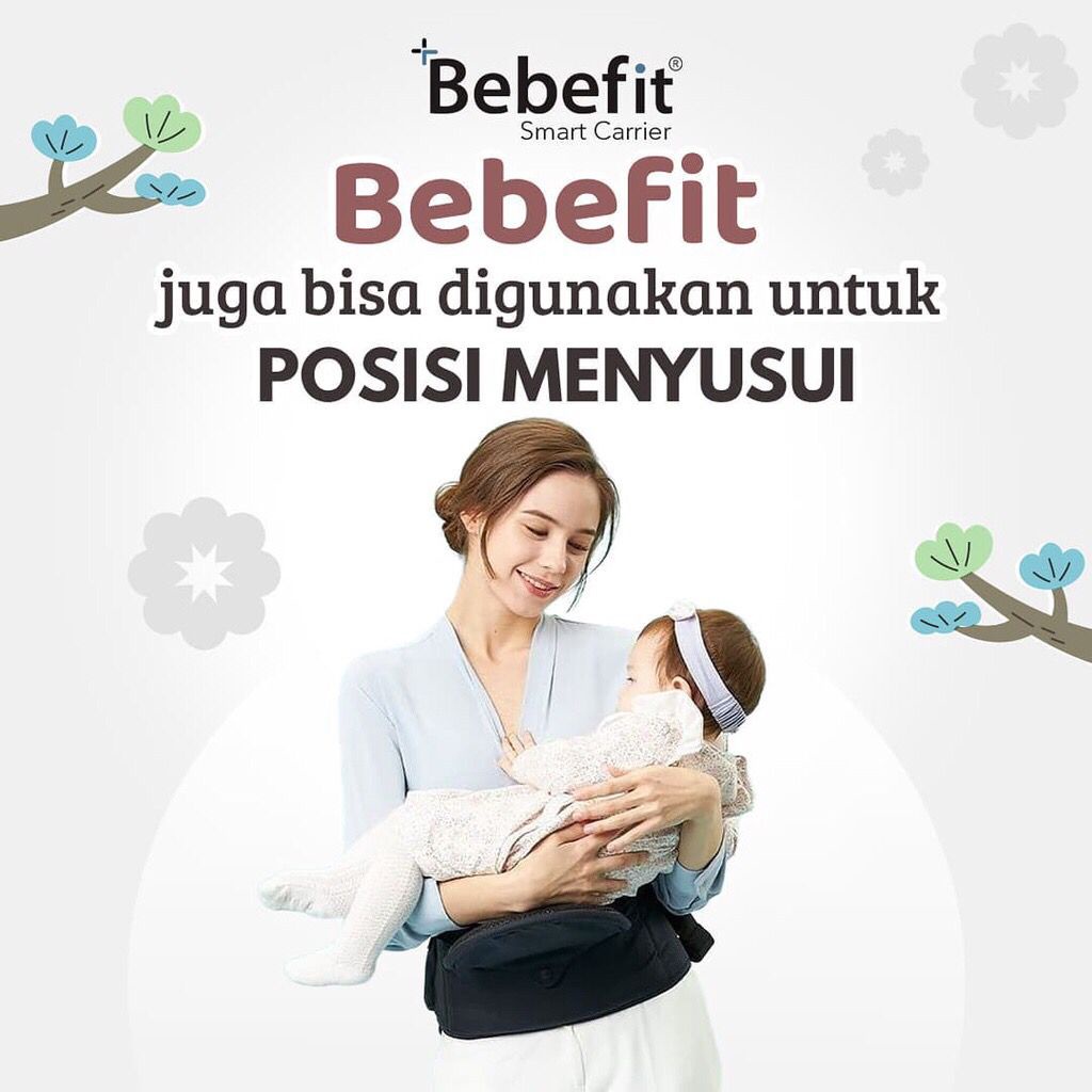 Bebefit Smart Baby Carrier &amp; Foldable Hip Seat | Gendongan Anak